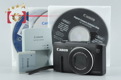 【中古】Canon キヤノン PowerShot SX280 HS ブラック コンパクトデジタルカメラ