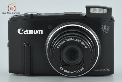 【中古】Canon キヤノン PowerShot SX280 HS ブラック コンパクトデジタルカメラ
