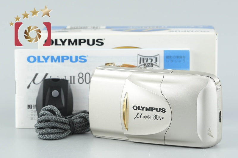 【中古】OLYMPUS オリンパス μ[mju:]-II ミューII 80 VF コンパクトフィルムカメラ 元箱付き