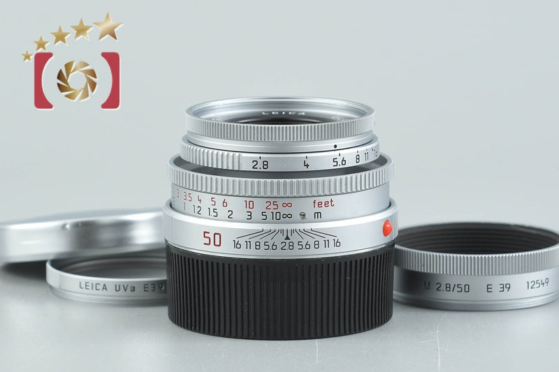 【中古】Leica ライカ ELMAR-M 50mm f/2.8 E39 第2世代 シルバー