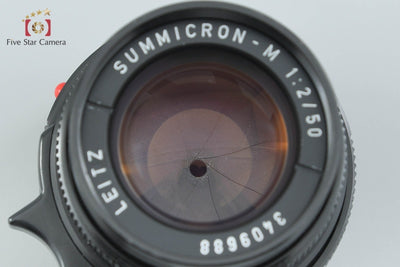 【中古】Leica ライカ SUMMICRON-M 50mm f/2 E39 第2世代 ブラック