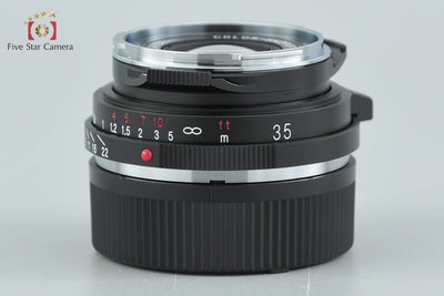 【中古】Voigtlander フォクトレンダー COLOR-SKOPAR 35mm f/2.5 ライカMマウント 元箱付き