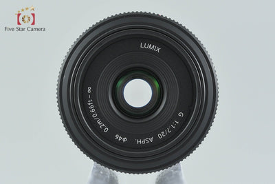 【中古】Panasonic パナソニック LUMIX G 20mm f/1.7 ASPH. H-H020 元箱付き