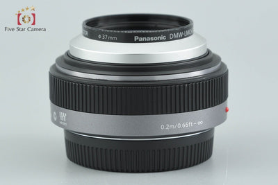 【中古】Panasonic パナソニック LUMIX G 20mm f/1.7 ASPH. H-H020 元箱付き