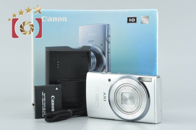 【中古】Canon キヤノン IXY 140 シルバー コンパクトデジタルカメラ 元箱付き