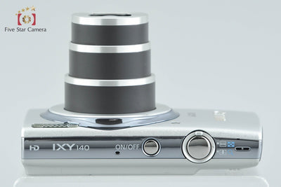 【中古】Canon キヤノン IXY 140 シルバー コンパクトデジタルカメラ 元箱付き