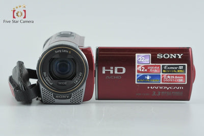 【中古】SONY ソニー ハンディカム HDR-CX180 レッド ビデオカメラ
