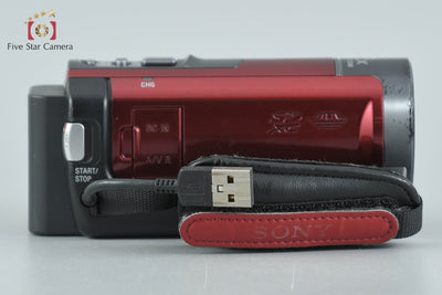 【中古】SONY ソニー ハンディカム HDR-CX180 レッド ビデオカメラ