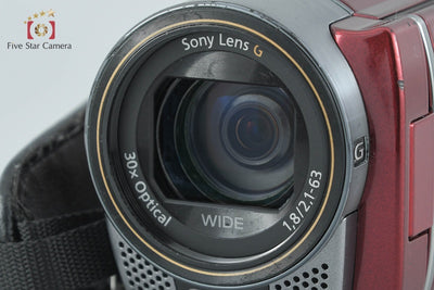 【中古】SONY ソニー ハンディカム HDR-CX180 レッド ビデオカメラ