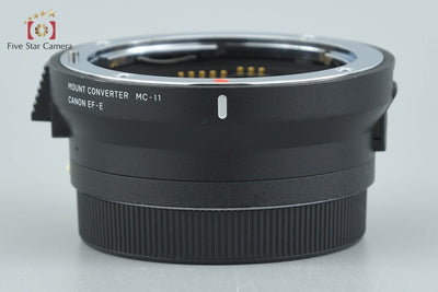 【中古】SIGMA シグマ マウントコンバーター MC-11 Canon EF-E用 Canon EF → ソニーEマウント