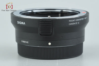 【中古】SIGMA シグマ マウントコンバーター MC-11 Canon EF-E用 Canon EF → ソニーEマウント