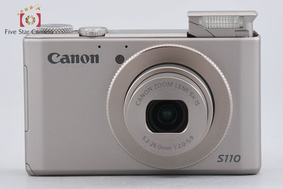 【中古】Canon キヤノン PowerShot S110 シルバー コンパクトデジタルカメラ 元箱付き