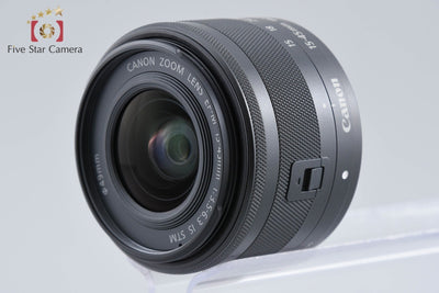 【中古】Canon キヤノン EF-M 15-45mm f/3.5-6.3 IS STM ブラック