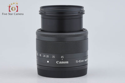 【中古】Canon キヤノン EF-M 15-45mm f/3.5-6.3 IS STM ブラック
