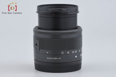 【中古】Canon キヤノン EF-M 15-45mm f/3.5-6.3 IS STM ブラック