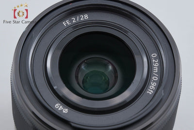 【中古】SONY ソニー FE 28mm f/2 SEL28F20