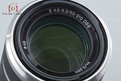 【中古】SONY ソニー E 55-210mm f/4.5-6.3 OSS SEL55210 シルバー