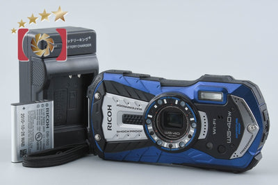 【中古】RICOH リコー PENTAX ペンタックス WG-40W ブルー コンパクトデジタルカメラ