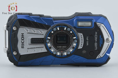 【中古】RICOH リコー PENTAX ペンタックス WG-40W ブルー コンパクトデジタルカメラ