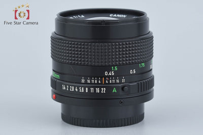 【中古】Canon キヤノン New FD 50mm f/1.4