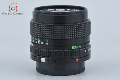 【中古】Canon キヤノン New FD 50mm f/1.4