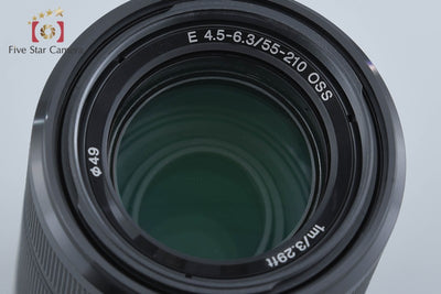 【中古】SONY ソニー E 55-210mm f/4.5-6.3 OSS SEL55210 ブラック
