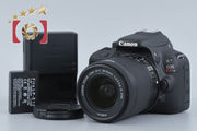 【中古】Canon キヤノン EOS Kiss X7 EF-S 18-55mm IS STM レンズキット ブラック シャッター回数僅少