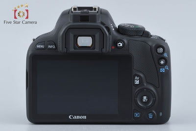 【中古】Canon キヤノン EOS Kiss X7 EF-S 18-55mm IS STM レンズキット ブラック シャッター回数僅少