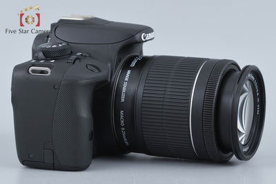 【中古】Canon キヤノン EOS Kiss X7 EF-S 18-55mm IS STM レンズキット ブラック シャッター回数僅少