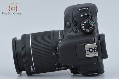 【中古】Canon キヤノン EOS Kiss X7 EF-S 18-55mm IS STM レンズキット ブラック シャッター回数僅少