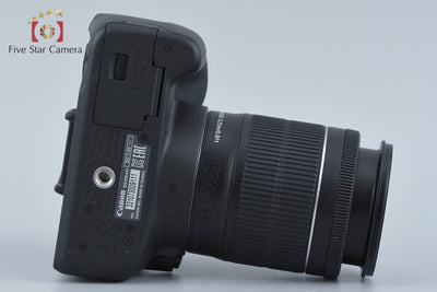 【中古】Canon キヤノン EOS Kiss X7 EF-S 18-55mm IS STM レンズキット ブラック シャッター回数僅少