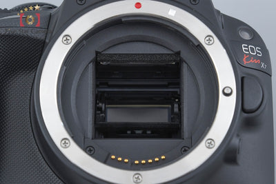 【中古】Canon キヤノン EOS Kiss X7 EF-S 18-55mm IS STM レンズキット ブラック シャッター回数僅少
