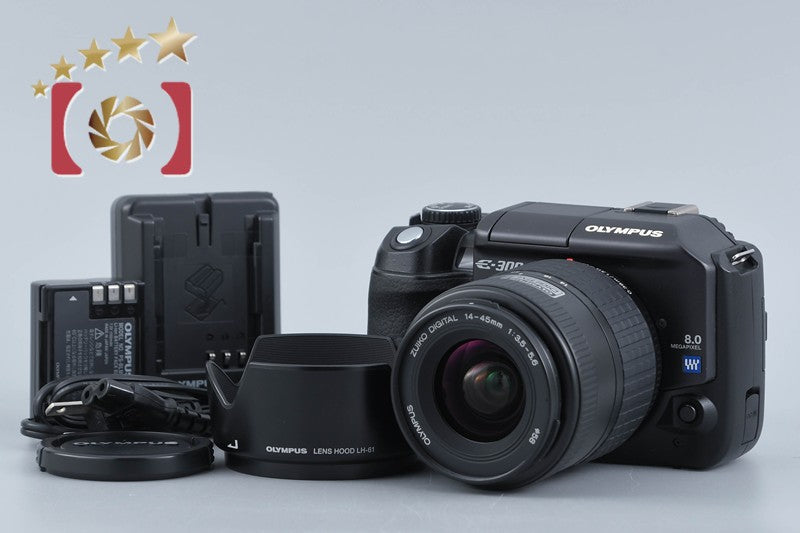【中古】OLYMPUS オリンパス E-300 + ZUIKO DIGITAL 14-45mm f/3.5-5.6