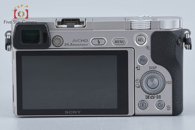 【中古】SONY ソニー α6000 ILCE-6000 シルバー パワーズームレンズキット 多言語対応