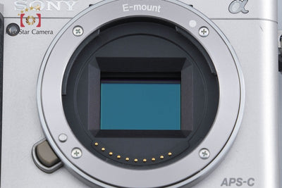 【中古】SONY ソニー α6000 ILCE-6000 シルバー パワーズームレンズキット 多言語対応