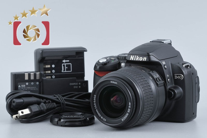 【中古】Nikon ニコン D40 レンズキット ブラック