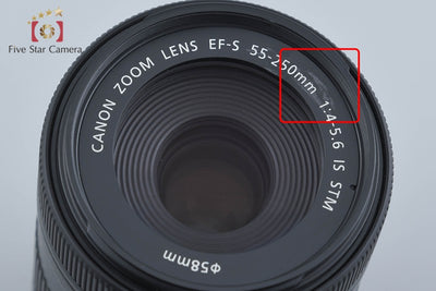 【中古】Canon キヤノン EF-S 55-250mm f/4-5.6 IS STM