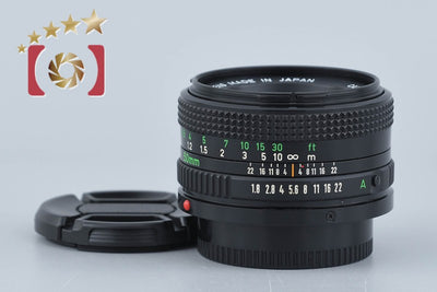 【中古】Canon キヤノン New FD 50mm f/1.8