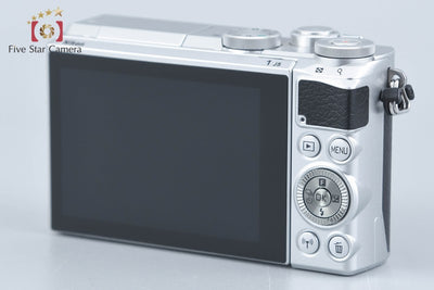 【中古】Nikon ニコン 1 J5 シルバー 標準パワーズームキット シャッター回数僅少 元箱付き
