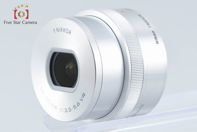 【中古】Nikon ニコン 1 J5 シルバー 標準パワーズームキット シャッター回数僅少 元箱付き