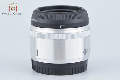 【中古】Nikon ニコン 1 NIKKOR 18.5mm f/1.8 シルバー 元箱付き