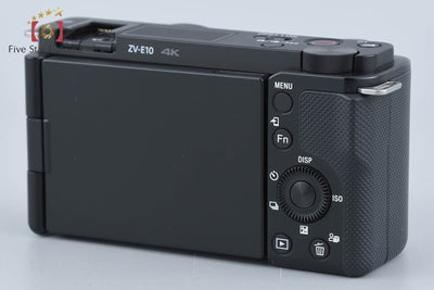 【中古】SONY ソニー α VLOGCAM ZV-E10 ブラック ミラーレス一眼カメラ
