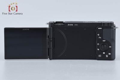【中古】SONY ソニー α VLOGCAM ZV-E10 ブラック ミラーレス一眼カメラ