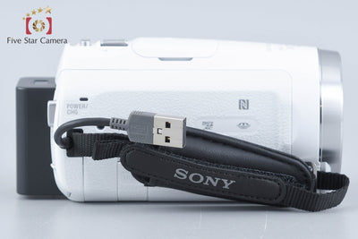 【中古】SONY ソニー ハンディカム HDR-CX680 ホワイト デジタルビデオカメラ 元箱付き 多言語対応