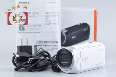 【中古】SONY ソニー ハンディカム HDR-CX470 ホワイト デジタルビデオカメラ 元箱付き