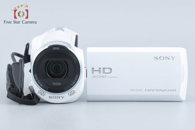 【中古】SONY ソニー ハンディカム HDR-CX470 ホワイト デジタルビデオカメラ 元箱付き