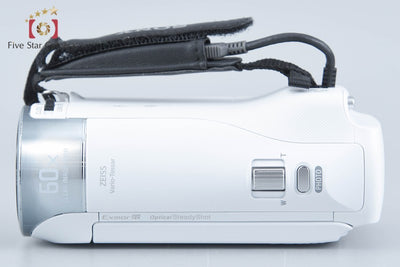 【中古】SONY ソニー ハンディカム HDR-CX470 ホワイト デジタルビデオカメラ 元箱付き