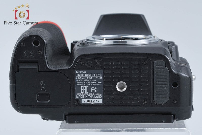 中古】Nikon ニコン D750 デジタル一眼レフカメラ シャッター回数僅少