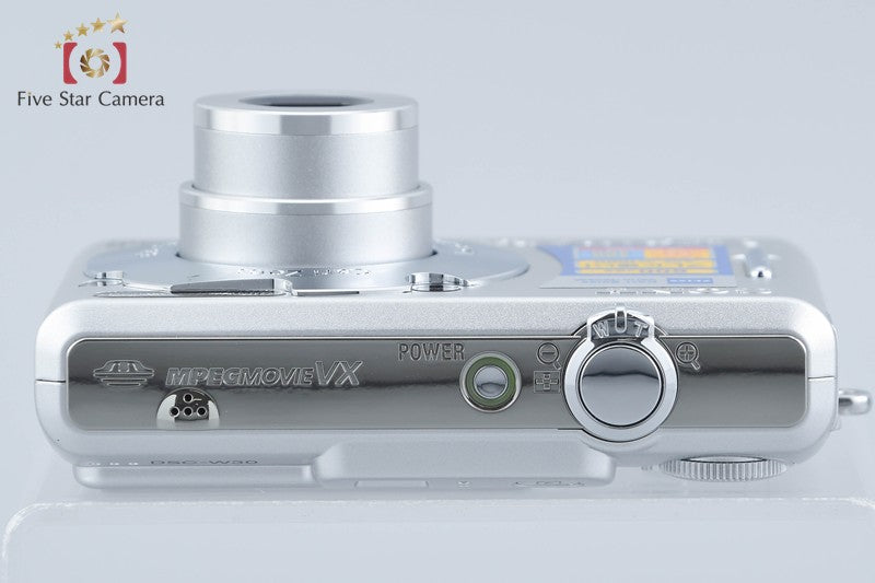 中古】SONY ソニー Cyber-Shot DSC-W30 シルバー コンパクトデジタル