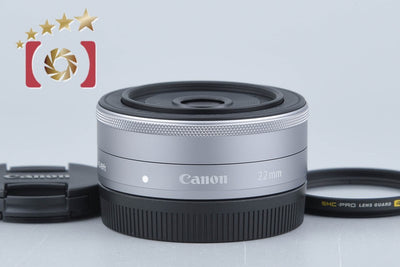 【中古】Canon キヤノン EF-M 22mm f/2 STM シルバー